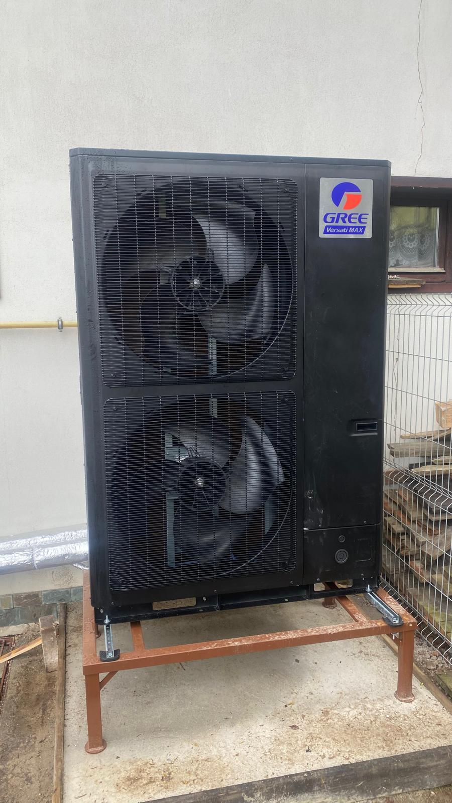 Tepelné čerpadlo Gree v Želivu